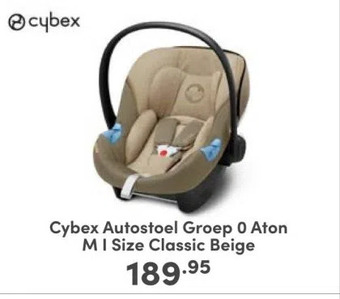 Baby & Tiener Cybex autostoel groep 0 aton mi size classic beige aanbieding