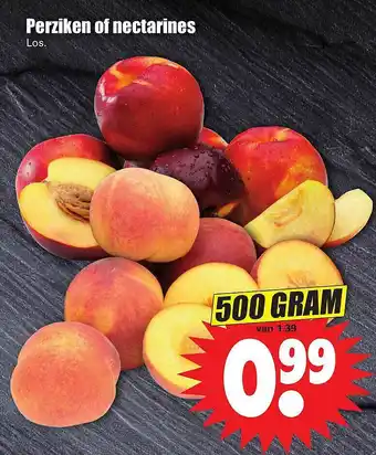 Dirk Perziken Of Nectarines aanbieding