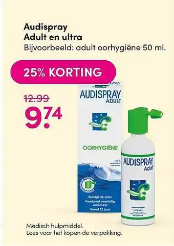 DA Audispray Adult En Ultra 25% Korting aanbieding