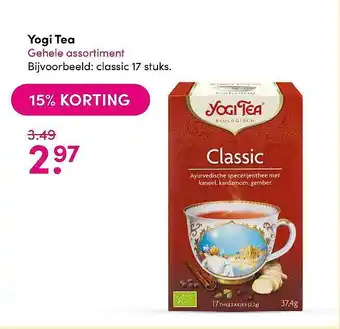 DA Yogi Tea 15% Korting aanbieding