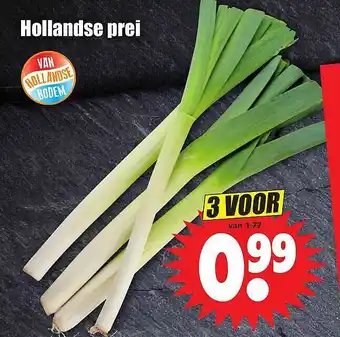 Dirk Hollandse Prei aanbieding