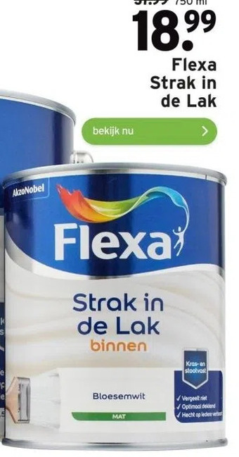 GAMMA Flexa strak in de lak aanbieding