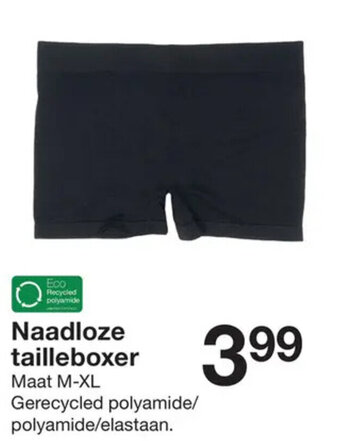 Zeeman Naadloze tailleboxer aanbieding