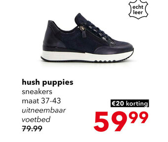 Scapino hush puppies sneakers aanbieding