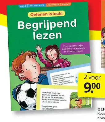 Boekenvoordeel Oefenen Is Leik! Begrijpend Lezen aanbieding