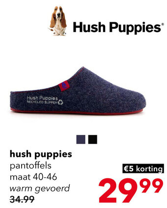 Scapino hush puppies pantoffels aanbieding