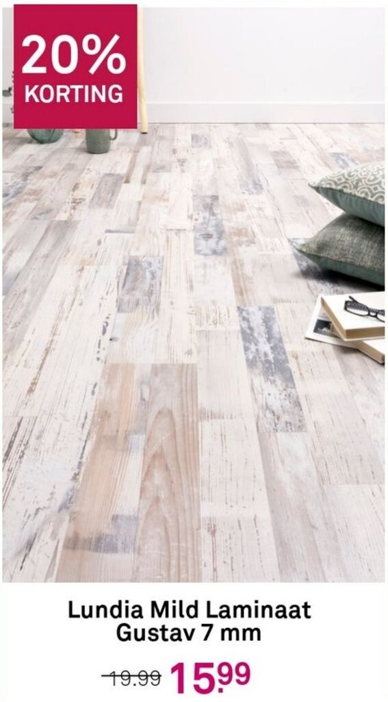 Lundia Mild Laminaat Gustav 7 mm aanbieding bij Karwei