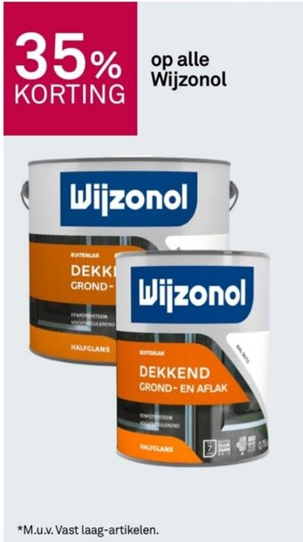 Karwei alle Wijzonol aanbieding