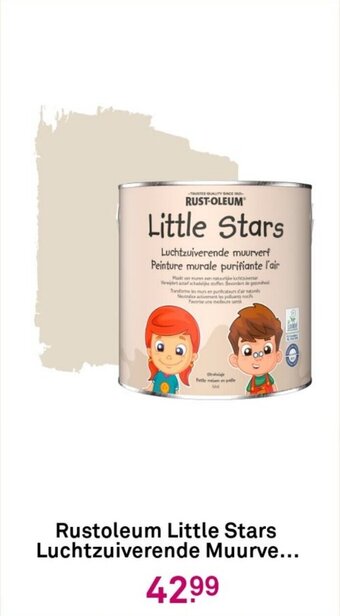 Karwei Rustoleum Little Stars Luchtzuiverende Muurve aanbieding