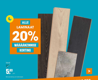 Kwantum ALLE LAMINAAT aanbieding