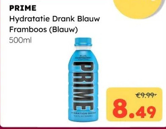 Ochama Prime hydratatie drank blauw aanbieding