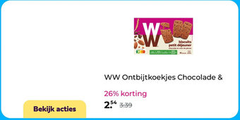 Plein.nl WW Ontbijtkoekjes Chocolade & aanbieding