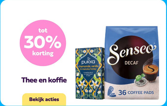 Plein.nl Thee en koffie aanbieding