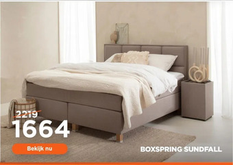 TotaalBED Boxspring sundfall aanbieding