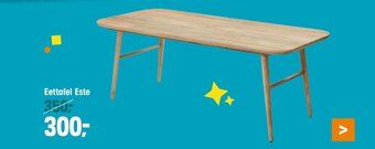 Kwantum Eettafel Este aanbieding