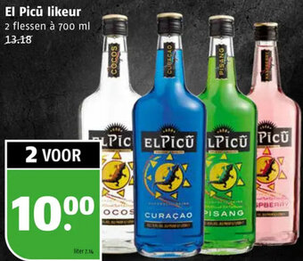 Poiesz El Picu likeur 2 flessen à 700 ml aanbieding