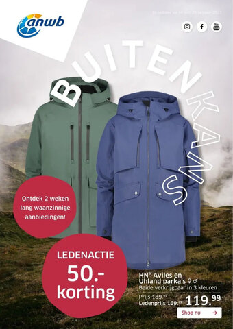 ANWB HN Aviles en Uhland parka's aanbieding