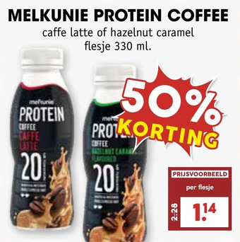 MCD Supermarkt Melkunie protein coffee aanbieding