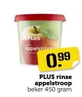 Coop Plus rinse appelstroop aanbieding