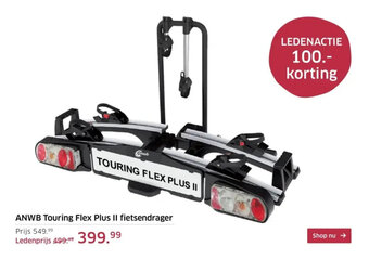 ANWB ANWB Touring Flex Plus II fietsendrager aanbieding