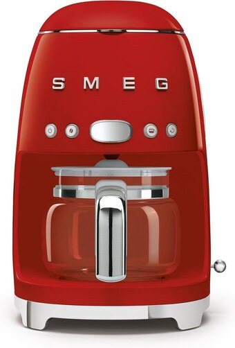 Bol.com Smeg dcf02rdeu - filterkoffiemachine - rood - warmhoudfunctie aanbieding