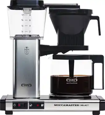 Bol.com Moccamaster kbg select - koffiezetapparaat - polished silver – 5 jaar garantie aanbieding
