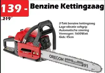 iTEK Benzine kettingzaag aanbieding