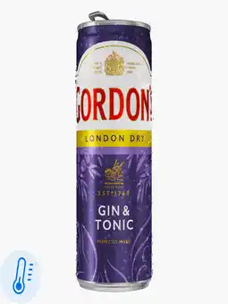 Flink Gordon's london dry gin & tonic 25cl 6,4% aanbieding