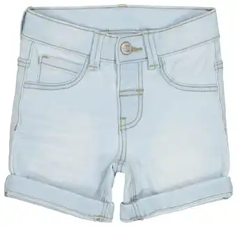 HEMA Hema baby jogdenim short lichtblauw (lichtblauw) aanbieding