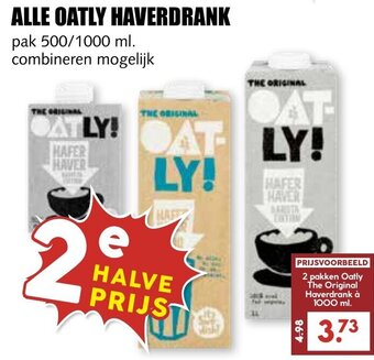 De Boerenschuur ALLE OATLY HAVERDRANK aanbieding