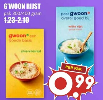 De Boerenschuur G'WOON RIJST aanbieding
