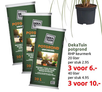 Deka Tuin Deka Tuin potgrond 20 liter aanbieding