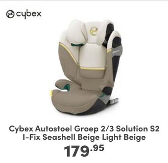 Baby & Tiener Cybex Autostoel Groep 2/3 Solution S2 1-Fix Seashell Beige Light Beige aanbieding