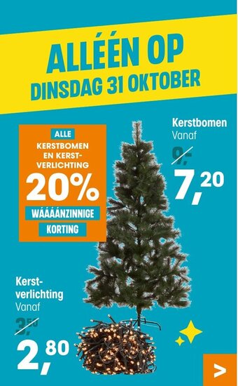 Kwantum Kerstbomen aanbieding