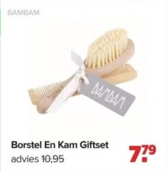Baby-Dump Borstel En Kam Giftset aanbieding