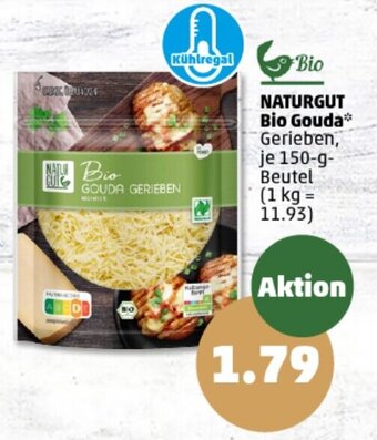 PENNY DE NATURGUT Bio Gouda 150g aanbieding