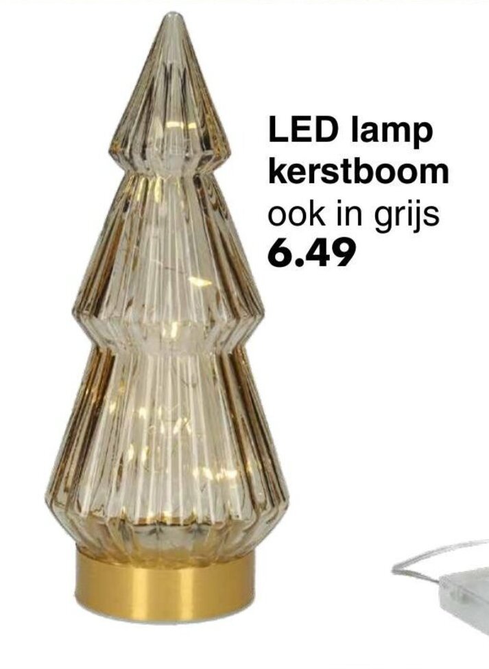 LED lamp kerstboom aanbieding bij Wibra