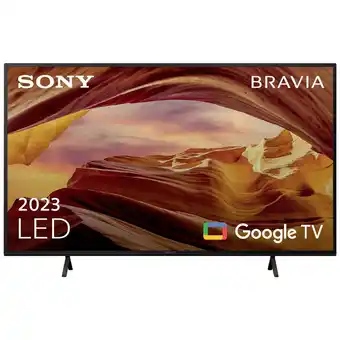 Conrad Sony x75wl lcd-tv 108 cm 43 inch energielabel g (a - g) dvb-c, dvb-s, dvb-s2, dvb-t, dvb-t2, smart tv, uhd, wifi, ci+* zwart aanbieding