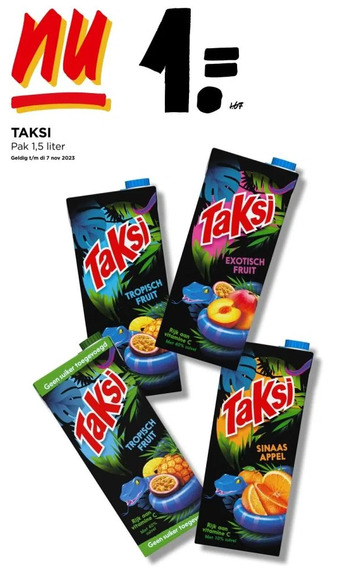 Jumbo Taksi aanbieding