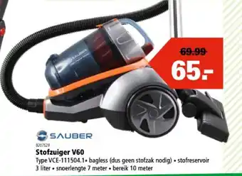 Marskramer Sauber stofzuier V60 aanbieding