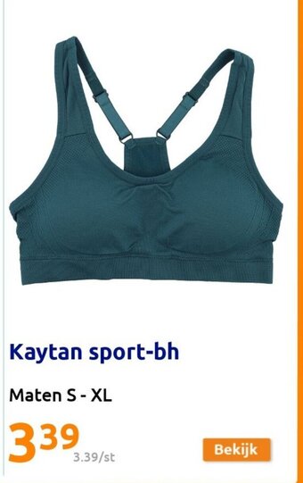 Action Kaytan sport-bh Maten S-XL aanbieding