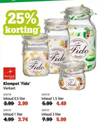 Marskramer Bormioli Rocco Klempot Fido 500ml aanbieding