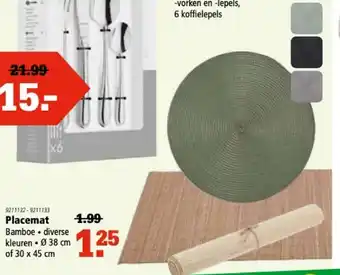 Marskramer Placemat aanbieding