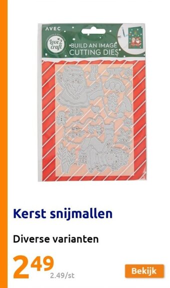 Action Kerst snijmallen aanbieding