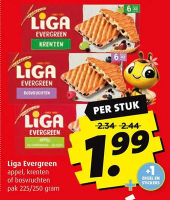 Boni Liga evergreen aanbieding