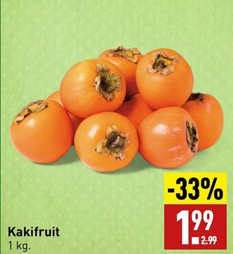 ALDI Kakifruit 1 kg. aanbieding