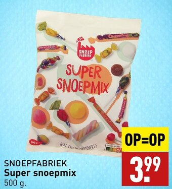 ALDI SNOEPFABRIEK Super snoepmix 500g aanbieding