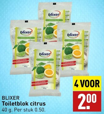 ALDI BLIXER Toiletblok citrus 40g aanbieding