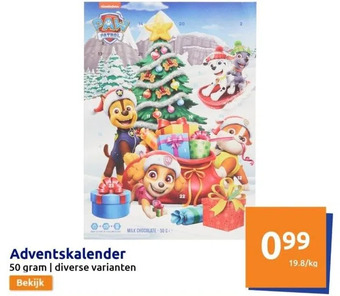 Action Adventskalender aanbieding