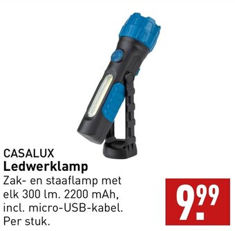 ALDI CASALUX Ledwerklamp aanbieding